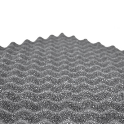 Noppenschaum anthrazit 2cm 4 Stück 100 x 50cm
