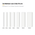 Basotect® Absorber 100x50 cm weiß, 2 cm, EcoBalanced B