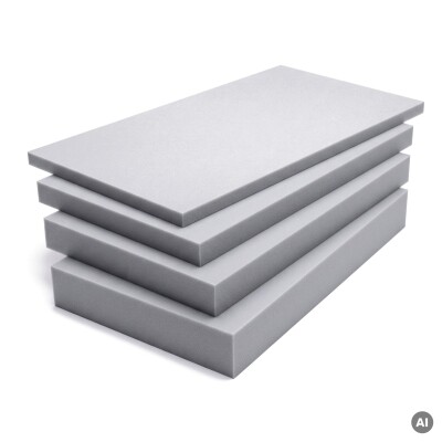 Basotect® Absorber 100x50 cm lichtgrau, 15 cm,...