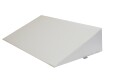 Matratzenkeil aus Schaumstoff RG 36 100cm 60cm 25/1cm Bezug Baumwolle weiß