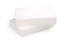 Schaumstoffmuster ca 30x20cm - 57/60 B1 weiß