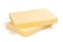 Schaumstoffmuster ca 30x20cm - 50/75 gelb