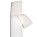 Klett- und Flauschband 30mm breit selbstklebend weiß