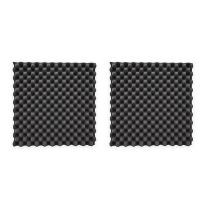 Noppenschaum anthrazit 5cm 2 Stück 100 x 100cm