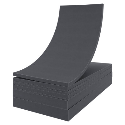 Schaumstoffplatte PU RG 60/200 grau 206x100 cm - für...
